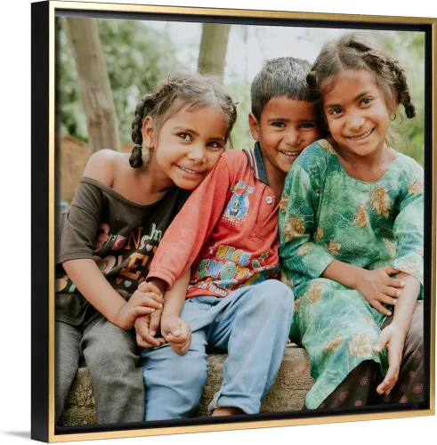 Vista 20 de Impresiones en lienzo personalizadas con tus fotos, impresiones artísticas personalizadas de fotos a lienzo para fotos de familiares, bodas Sin marco