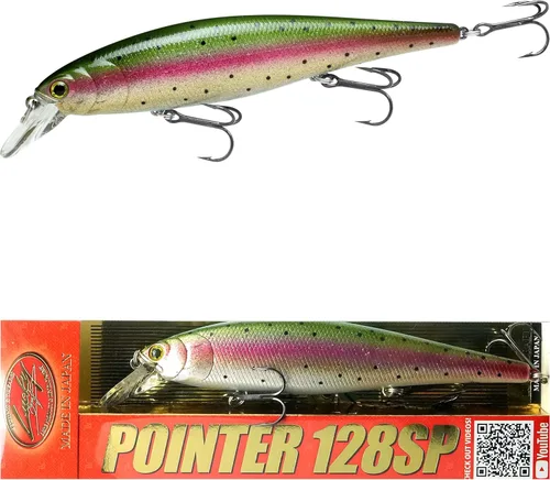 Vista 28 de LUCKY CRAFT Pointer 128SP, Señuelo de Pesca de Lubina de Lago de Agua Dulce, Jerkbait, Suspendido, Aparejos de Pesca, Accesorios de Pesca, Equipo