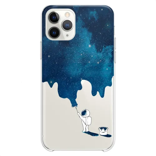 Vista 10 de Funda de poliuretano termoplástico compatible con iPhone 16e 15 14 13 12 11 Pro Max Plus Mini Xs Xr X 8 7 6 5 SE Spaceship Alien Outer Space Slim