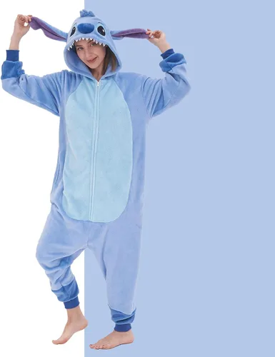 Vista 8 de GONAAP Unisex Adult Onesie Pajamas Animal One Piece Costume Cosplay Sleepwear