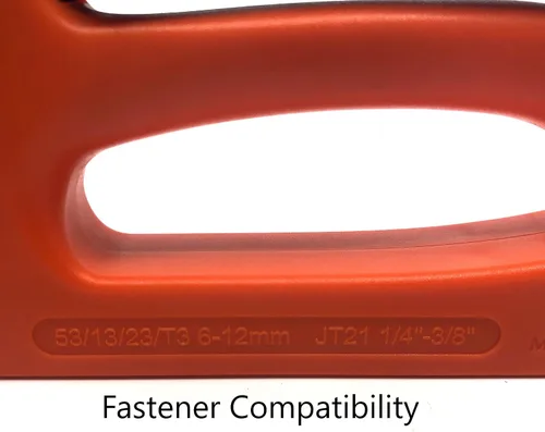 Vista 7 de Swanson Tool Co STA653B Unitacker 3 en 1 Pistola de grapas de plástico multifunción; funciona con grapas ligeras (JT21) y se envía con 100 grapas