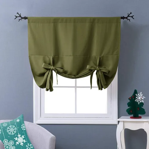 Vista 120 de NICETOWN Cortina Opaca con Aislamiento Térmico – Persiana Enrollable para Ventana de Bebé para Dormitorio/Acción de Gracias