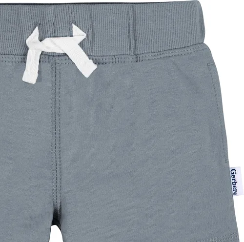 Vista 5 de Paquete de 3 pantalones cortos de punto sin cierre para bebé niño