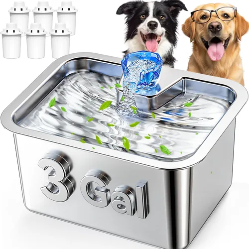 Vista 10 de (Paquete de 4) Filtros de repuesto para fuente de agua para mascotas, cartucho de filtro para fuente de agua para perros lesotc / dispensador