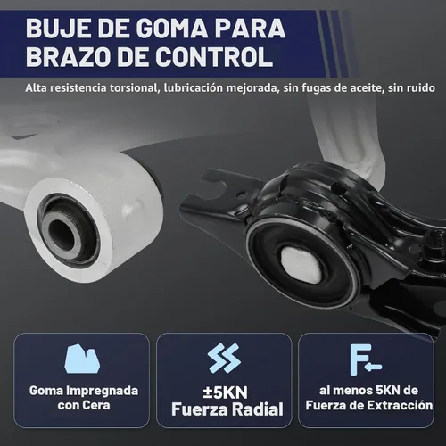 Vista 3 de Brazo de control inferior delantero con rótula para Honda Accord 2018-2022