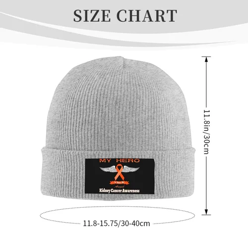 Vista 3 de Beanie Hat Stretchy Hat Soft Warmth Knit Hat Cap for Men & Women Unisex