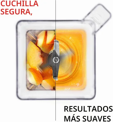 Vista 6 de Blendtec Licuadora Classic 575 (Negro), Tarro WildSide+, espátula y recetas