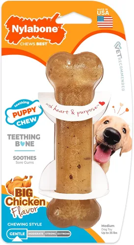 Vista 14 de Nylabone - Juguete masticable en forma de anillo para cachorros, juguetes para la dentición de cachorros, juguetes de enriquecimiento