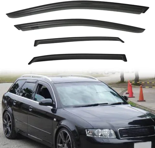Vista 49 de Protectores de lluvia compatibles con modelos Trailblazer/GMC Envoy 2002-2009 para 5 pasajeros, visera de ventana lateral, deflector de viento
