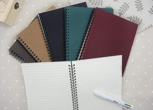 Vista 6 de Yansanido - Cuaderno de notas con tapa blanda (A5, 4 unidades, 120 páginas, 60 hojas)