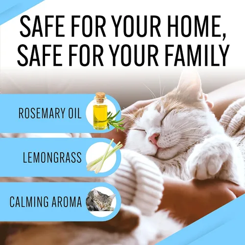 Vista 5 de Emmy's Best EBPP Stop The Scratch Cat Spray Disuasorio para gatitos y gatos – No tóxico, seguro para plantas, muebles, suelos y más spray disuasorio