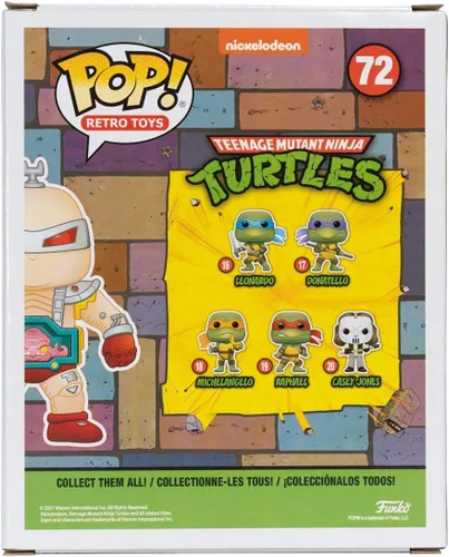 Vista 7 de Teenage Mutant Ninja Turtles Krang 6" Pop! Figura, Entertainment Earth Exclusivo
