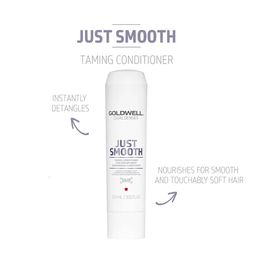 Vista 2 de Goldwell Dualsenses Just Smooth - Acondicionador antiencrespamiento y control de humedad