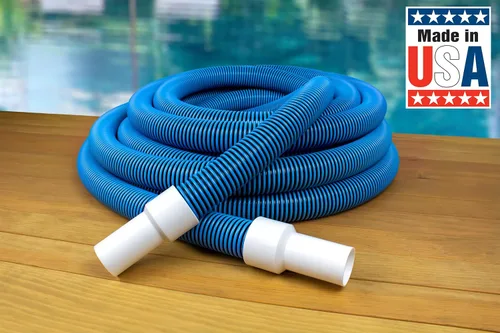 Vista 5 de Poolmaster Deluxe Manguera de aspiradora para piscina resistente a aplastamiento, con extremo giratorio, 1 1/2 pulgadas x 45 pies