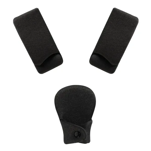 Vista 2 de Innokids Juego de fundas de correa de asiento de automóvil para bebés y niños, fundas para cinturón de seguridad con almohadilla para la Negro Gris-1