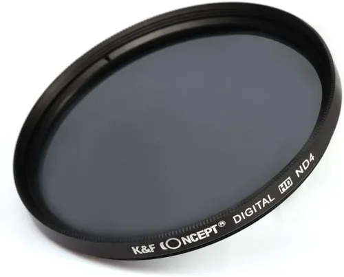 Vista 6 de K&F Concept Filtro de lente de densidad neutra UV CPL ND4 de 2.441 in compatible con cámara réflex digital Canon Nikon + bolígrafo de limpieza +