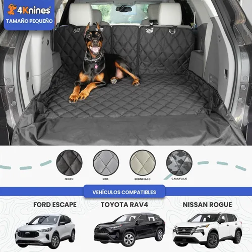 Vista 2 de 4Knines Forro de Carga Dividido para SUV – Para Perros y Mascotas, Resistente, Alfombrilla Impermeable para Maletero y Cubierta de Carga – Se Adapta