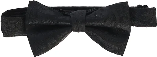 Vista 6 de Gioberti Chaleco formal de cachemira de 4 piezas para hombre, corbatín y pañuelo de bolsillo Negro B