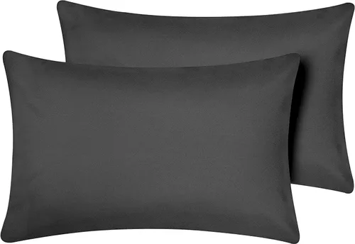 Vista 9 de Funda de Almohada de Viaje Tamaño 12x18 Paquete de 2 Piezas 100% Algodón Egipcio Cierre de Cremallera 500 Número de Hilos Funda de Almohada