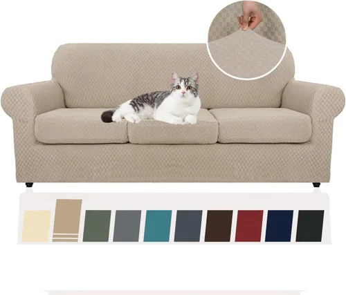 Vista 131 de YEMYHOM - Fundas elásticas para cojín individual, protector de sofá, silla, asiento, funda deslizante, funda suave de sofá, reemplazo, grande, a