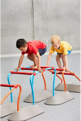 Vista 2 de GONGE Mini Parkour® Set - Campo de obstáculos para mejorar el desarrollo físico, la coordinación y las habilidades cognitivas a través del juego
