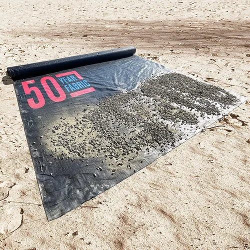 Vista 11 de Sandbaggy Tejido geotextil para paisaje, para estabilización del suelo y contrapiso para entrada, caminos de grava y estacionamientos, 200 libras