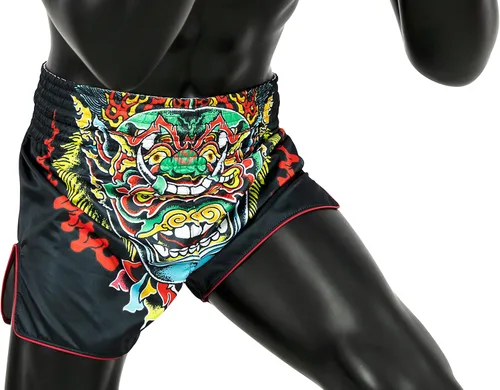 Vista 5 de Fairtex Pantalones cortos de boxeo Muay Thai de corte delgado "Kabuki