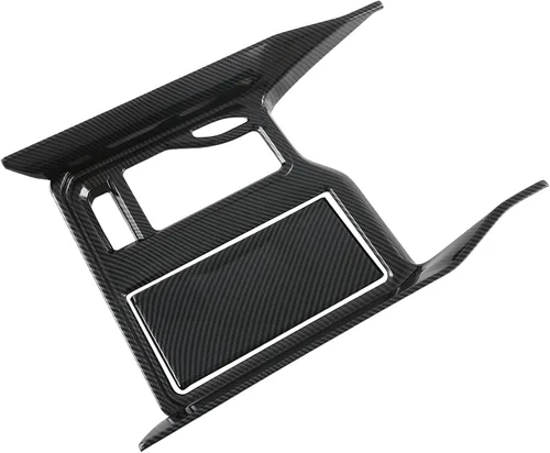Vista 4 de 2 piezas para Dodge RAM 1500 TRX 2019-2023 Cubierta del panel de palanca de cambios de consola central Accesorios interiores ABS