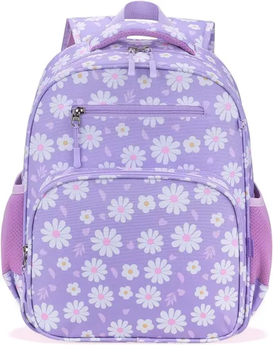 Vista 15 de RHCPFOVR Mochila infantil para niñas – Mochila para niñas de 3 a 8 años, sirena para niños, mochila escolar de 15 pulgadas para jardín de infantes