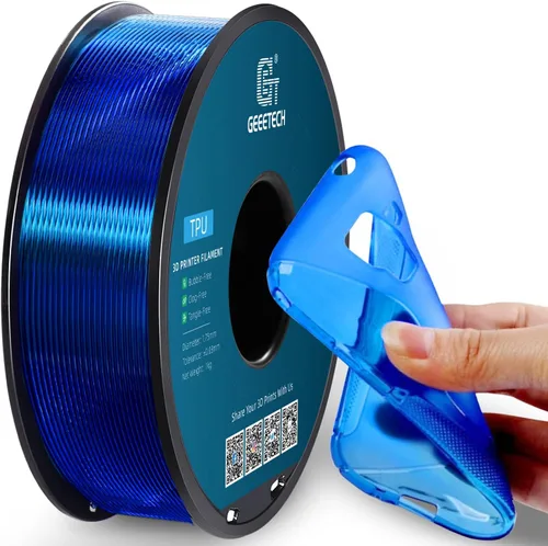 Vista 39 de Geeetech - Filamento PLA de 0.07 pulgadas, filamento de seda de bicolor, consumo dicromático de coextrusión brillante, 2.2 libras, 1 carrete