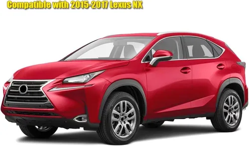 Vista 2 de Protectores contra salpicaduras compatibles con Lexus NX 200t 2015-2017 NX 300h - Juego de 4 protectores de lodo delanteros y traseros, color negro
