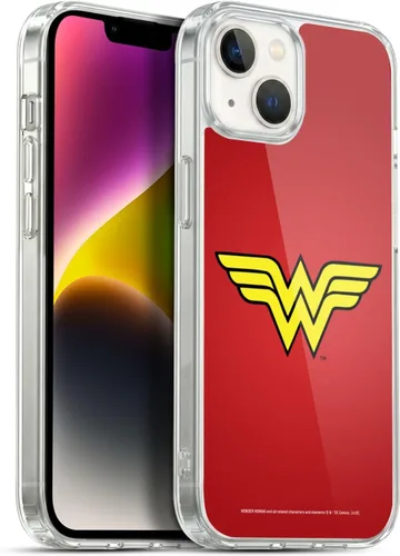 Vista 39 de Head Case Designs Funda de gel suave con licencia oficial de Wonder Woman DC Comics Classic Logos compatible con Apple iPhone 7 Plus/iPhone 8 Plus
