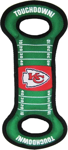 Vista 14 de Juguete para perros de campo de fútbol americano de la NFL con chirriador. - CARDENALES DE ARIZONA - Para tirar, lanzar y buscar. - Juguete