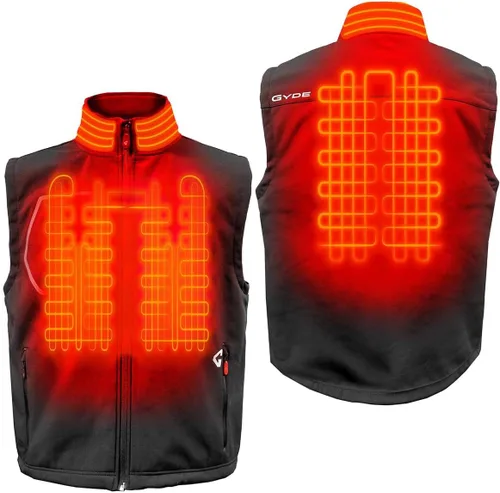 Vista 3 de Gerbing Gyde Torrid - Chaleco térmico para hombre, chaleco Softshell con batería de 7 V con sistema de calefacción Tri-Zone, camuflaje de caza