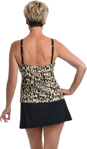 Vista 2 de Traje de baño tankini de cuello alto