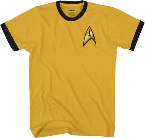 Vista 3 de Star Trek The Original Series - Camiseta de uniforme para hombre y adulto