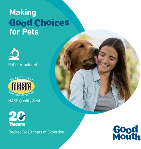 Vista 5 de Good Mouth - Masticables dentales para perros – Controla la placa y el sarro, promueve el aliento fresco, apoya la salud oral y las encías