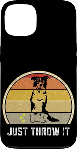 Vista 7 de iPhone 16 Just Throw It Border Collie Women Men Herding Dog Ball Fetch Case
