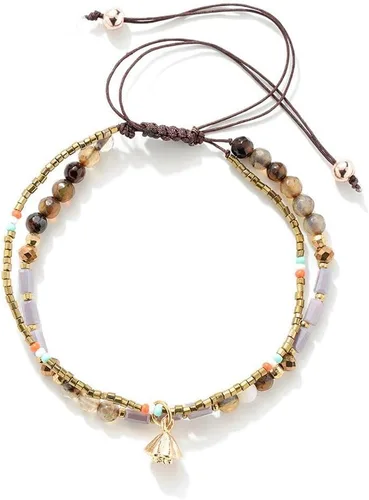 Vista 7 de Pulsera ajustable con cuentas trenzadas y estilo bohemio hecha a mano, brazalete para el pie, regalos para mujeres
