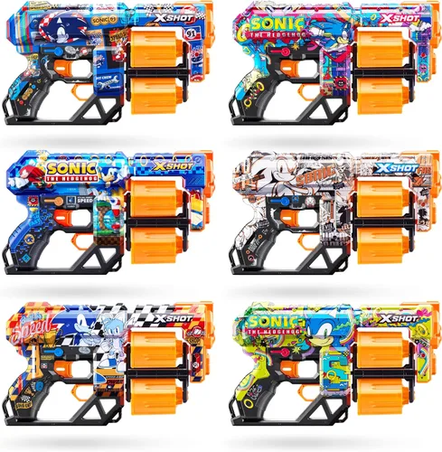 Vista 6 de XShot X-Shot-Skins-Series 1-Dread(24 Dardos) Sonic ROBOTNIK