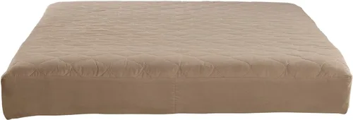 Vista 7 de DHP Dana - Colchón acolchado tamaño individual de 6 pulgadas con funda extraíble y relleno de poliéster termoadherido, color marrón