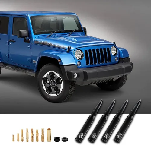 Vista 7 de gunhunt 1 PC Diseño de Bandera Americana Antena para Coche y Camión, Antena de Bala para Coche y Camión, Diseño Antirrobo Mejora la Señal Reemplazo