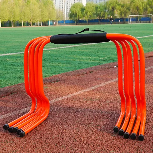 Vista 13 de YXXSDP Entrenamiento de velocidad de agilidad obstáculos para atletas, equipo de práctica deportiva portátil multicolor para entrenamiento