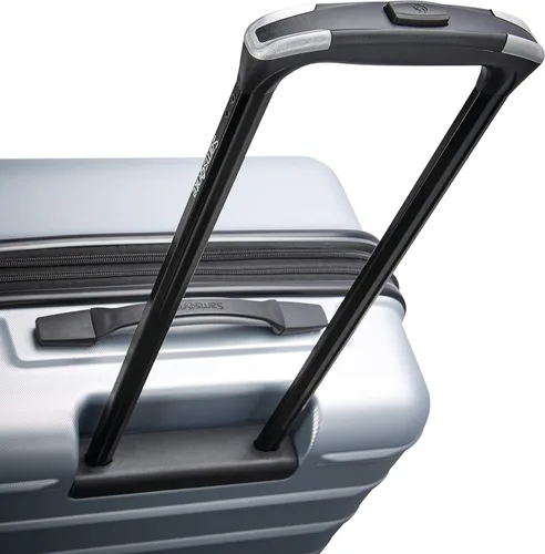 Vista 3 de Equipaje extensible Samsonite Omni 2 Hardside con ruedas giratorias Plata ártica 138454-7722