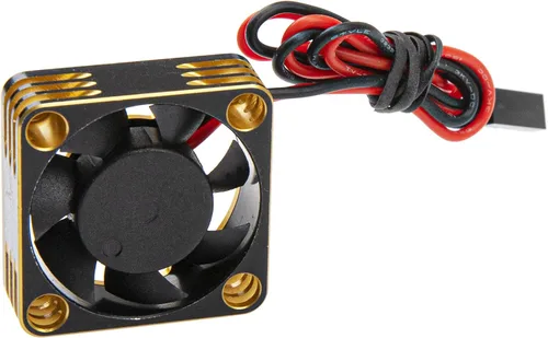 Vista 3 de ShareGoo Motor sin escobillas de aleación ESC Ventilador de refrigeración disipador de calor 28000RPM 1.181x1.181 in JST Plug para 1/8 1/10 1/12 RC