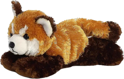Vista 45 de Aurora® Adorable Mini Flopsie™ Mei Mei™ Animal de peluche, facilidad juguetona, compañeros atemporales, color blanco, 8 pulgadas