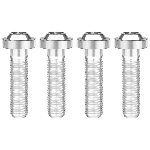 Vista 44 de Titanium M10 Torx Head Bolt (M10x10mm Pitch 1.25mm, Black) 10 15 20 25 30 35 40 45 50 55 60mm Pitch 1.25/1.5mm Screw Pack of 4