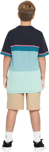 Vista 4 de Volcom Pantalones cortos híbridos de secado rápido con cintura elástica para niños (tallas grandes y niños pequeños)