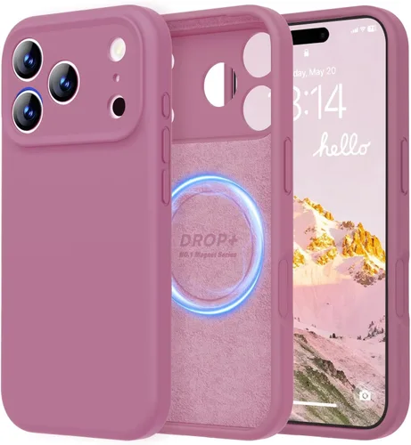 Vista 51 de LOVE 3000 Diseñada para Funda iPhone Air, Silicona Premium [Compatible con Magsafe][Forro de Microfibra Suave Anti-Rayones] Funda Protectora