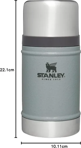 Vista 6 de STANLEY - Recipiente para alimentos con aislamiento al vacío, acero inoxidable 18/8, para comida fría y caliente, tapa a prueba de fugas que puede